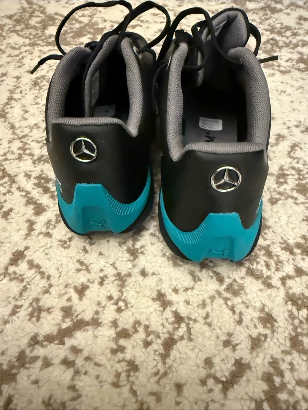 PUMA Mercedes AMG Petronas Motorsport Shoes Black Teal Men’s 12
